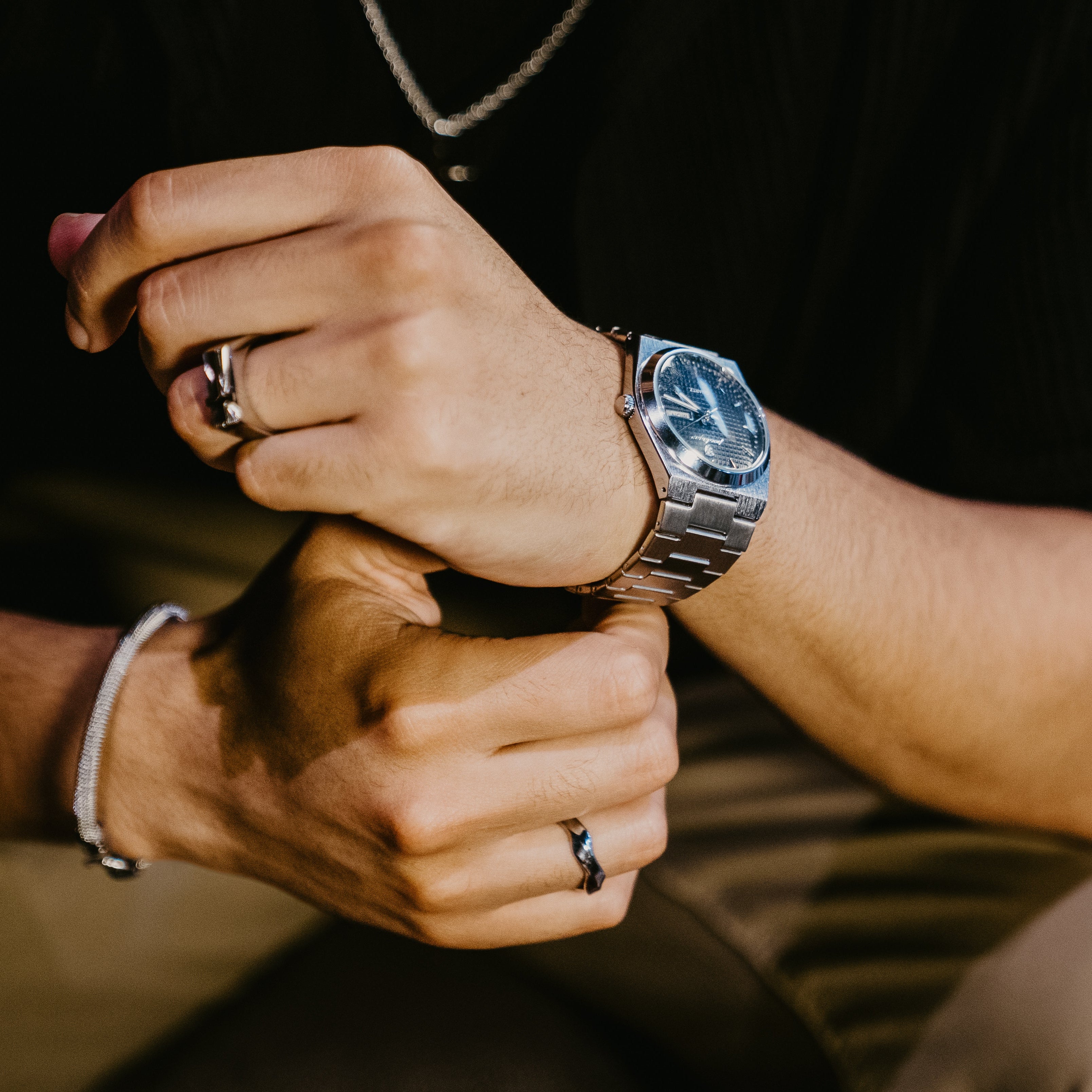 HOMME MENS TWISTED RING