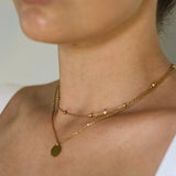 Layla Double Layer Necklace - Water & Tarnish Proof