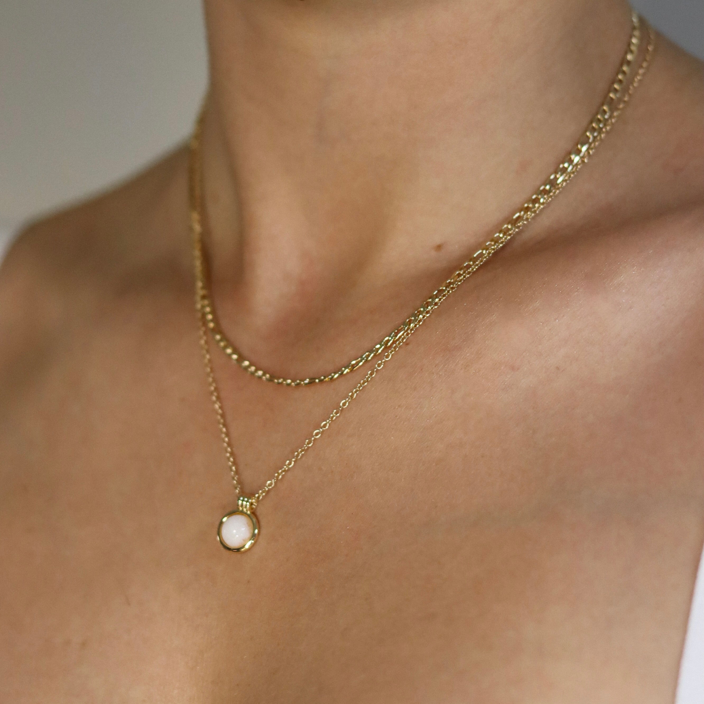 Riley Double Layer Necklace - Water & Tarnish Proof