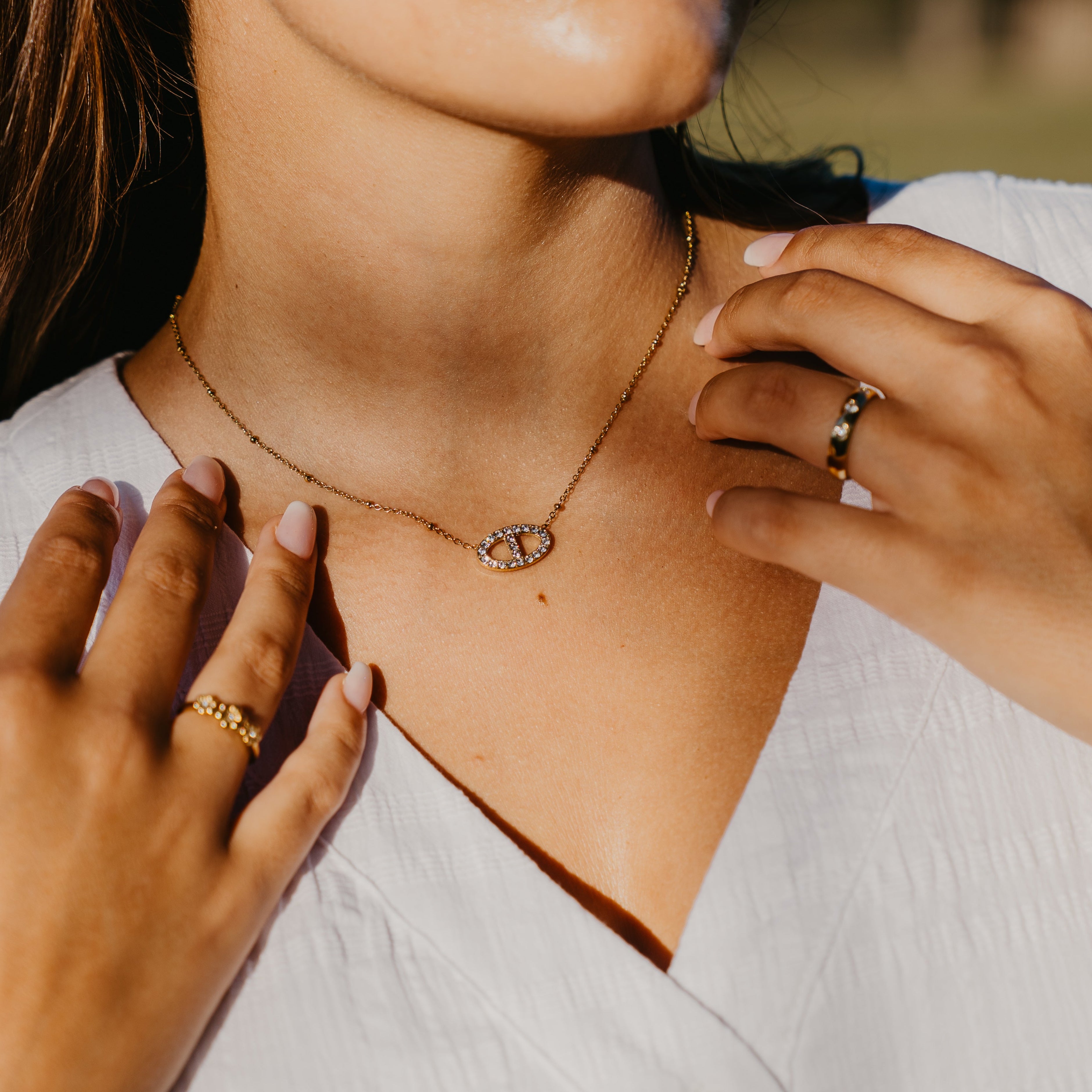OVELLE CZ NECKLACE