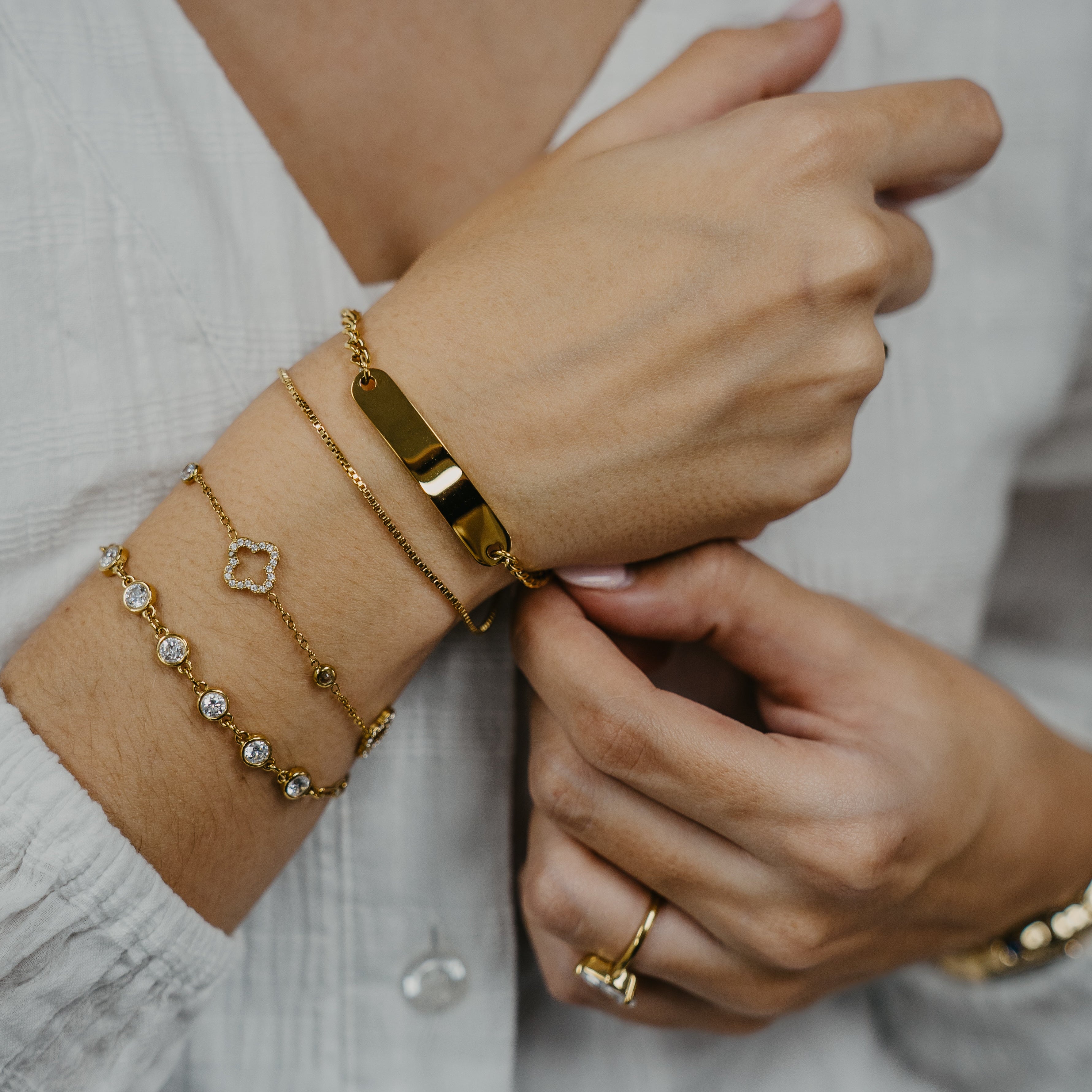 PERSONALISED LAYERED BRACELET (READY IN 4 DAYS)