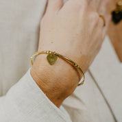 PERSONALISED HEART BANGLE (FREE ENGRAVING)