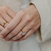 2ct DIAMOND INSPIRED AAA-GRADE EMERALD CUT RING