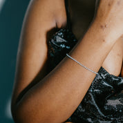SILVER CLASSIC TENNIS BRACELET