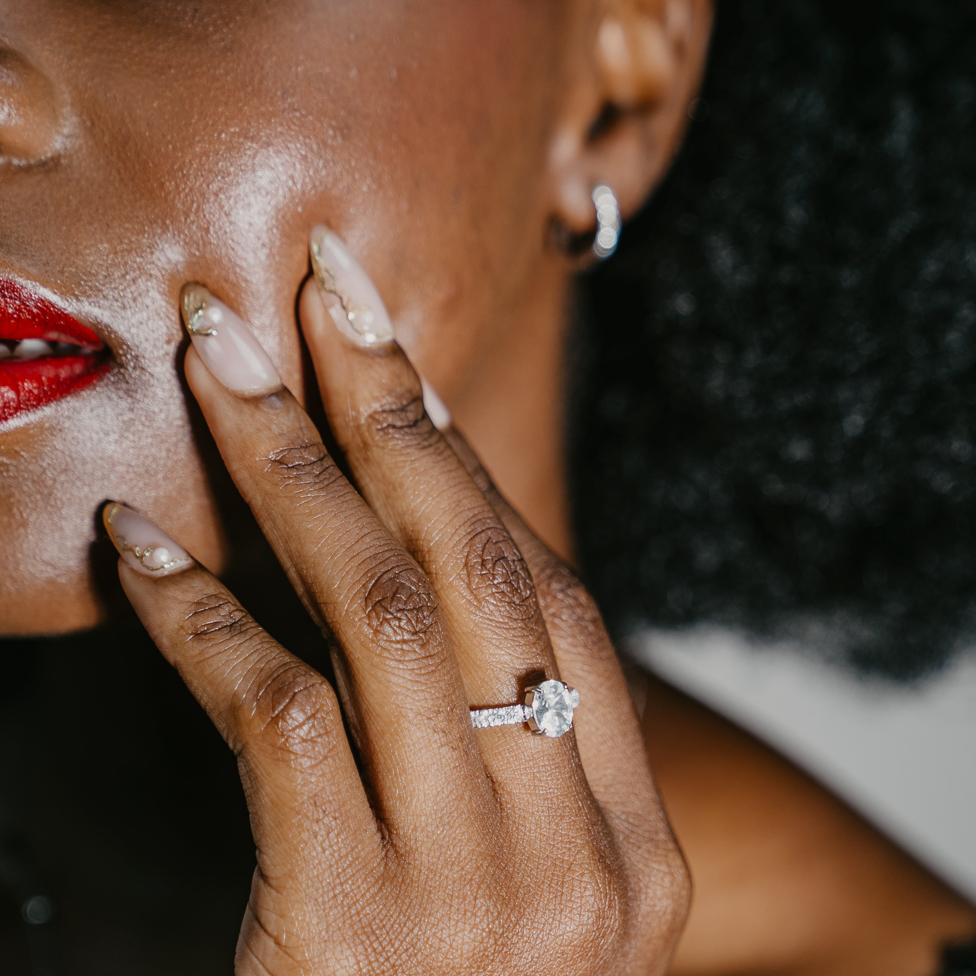 SILVER 0,5CT AAA-GRADE CUBIC ZIRCONIA RING