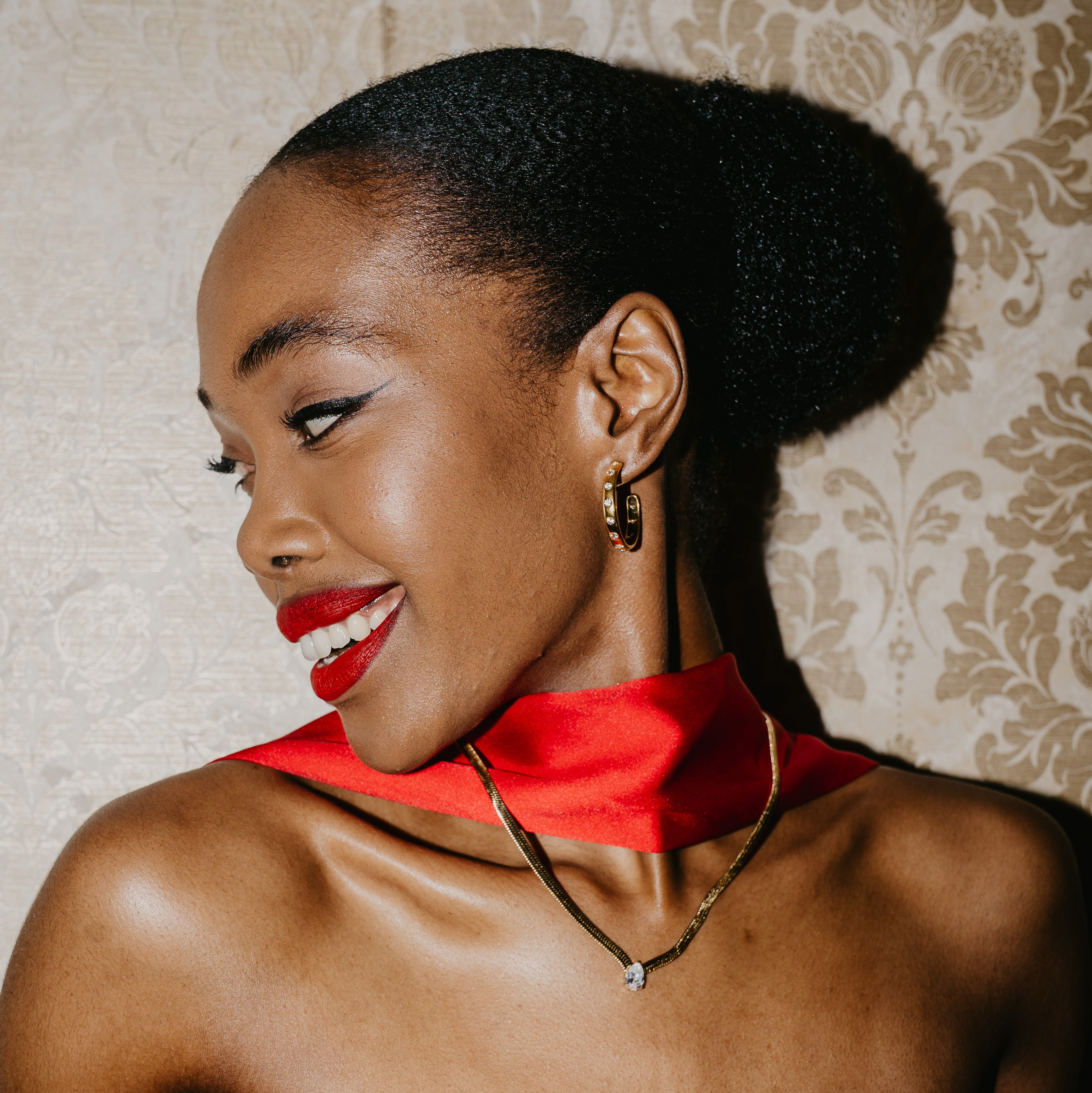 ANASTASIA CUBIC ZIRCONIA HOOPS