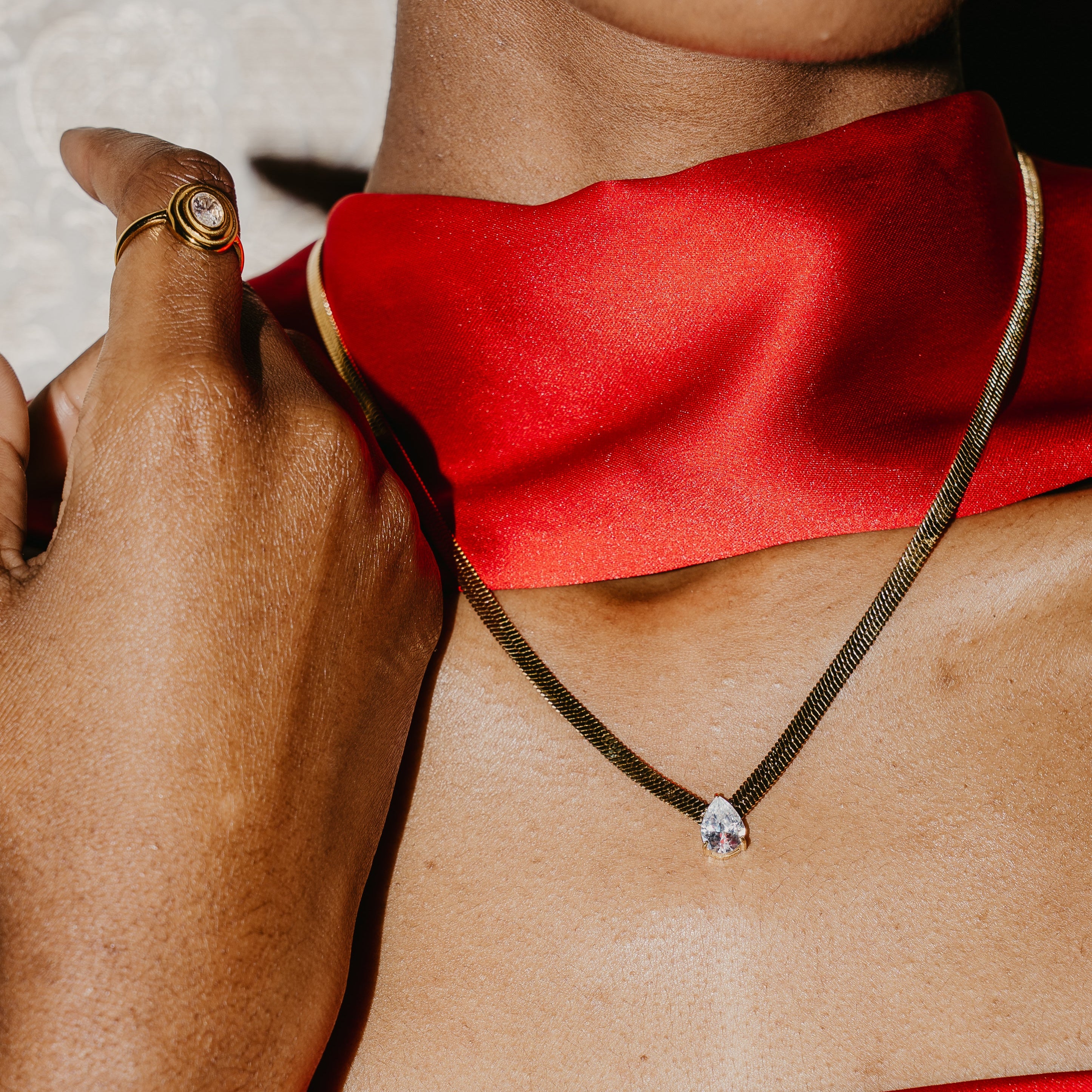 OPHELIA 2CT CZ NECKLACE