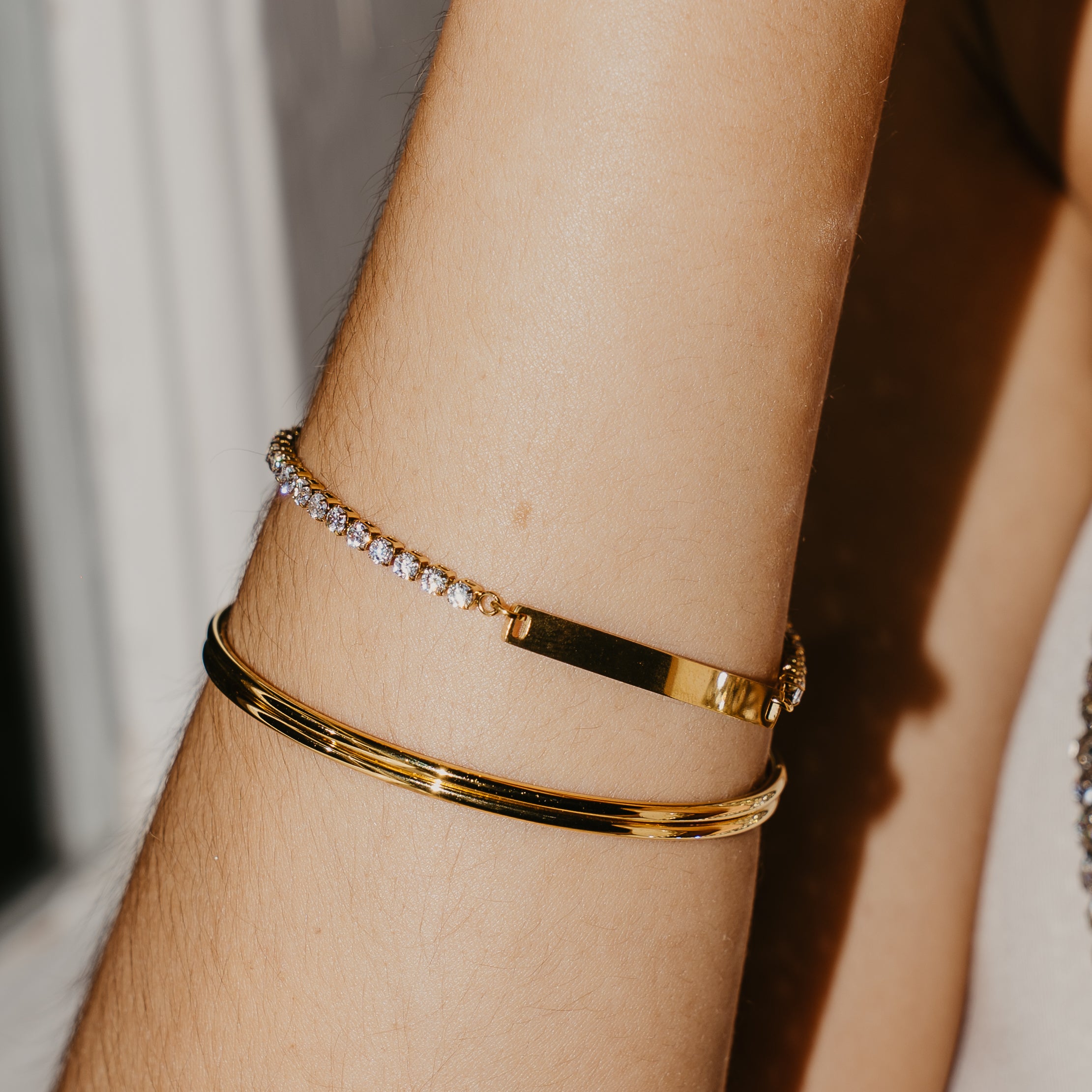 FRANCESCA TENNIS BRACELET (CAN BE ENGRAVED)