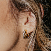 ARIANA CUBIC ZIRCONIA HOOPS