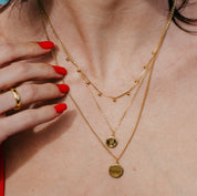 Marigold Layered Necklace - Water & Tarnish Proof