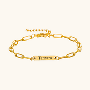 Pivot Personalised Bar Bracelet - Water & Tarnish Proof