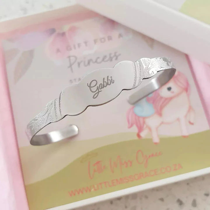 Personalized Stainless Steel Children/Baby bangle (Ready in 4 days!)