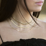 Leighton Paperclip Chain Necklace - Grace The Brand