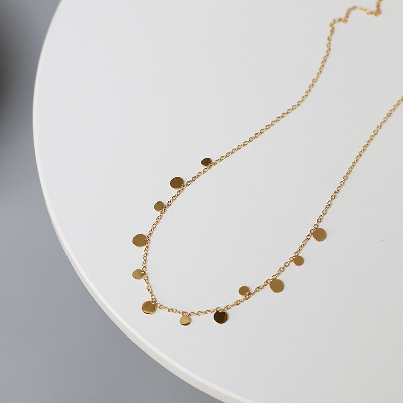 Carly Disc Necklace - Grace The Brand
