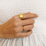 Kylie Signet Ring - Grace The Brand