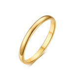Gabby Gold Band Ring ( 2mm, 4mm and 6mm ) - Grace The Brand