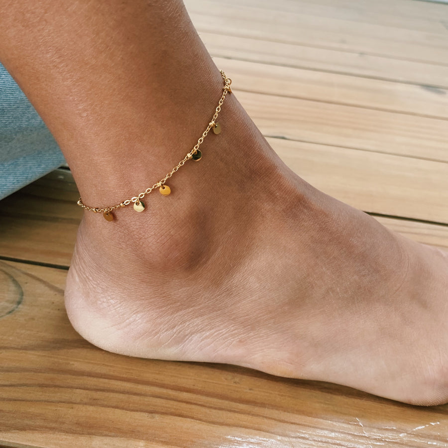 Carly Discs Anklet - Grace The Brand